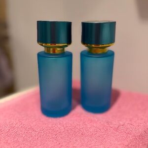 Elegant Perfume Glass Bottle Set Travel NIP